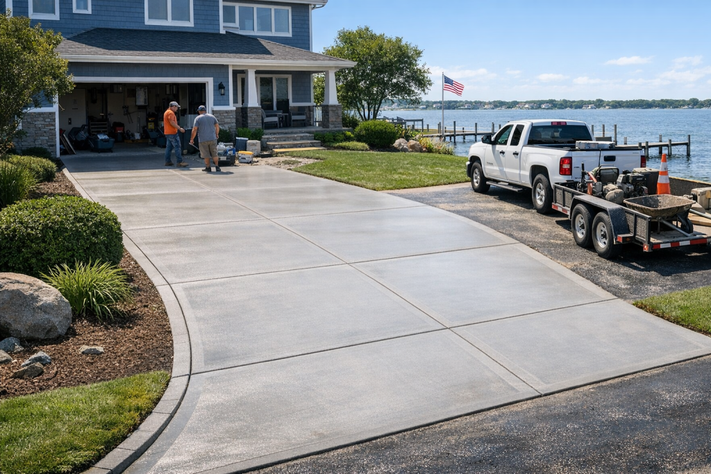 Concrete Driveways Services in Blue Point, NY