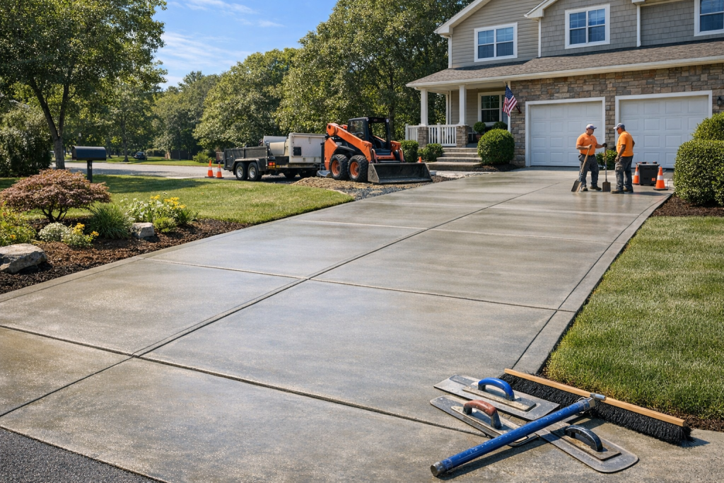 Concrete Driveways Services in Central Islip, NY