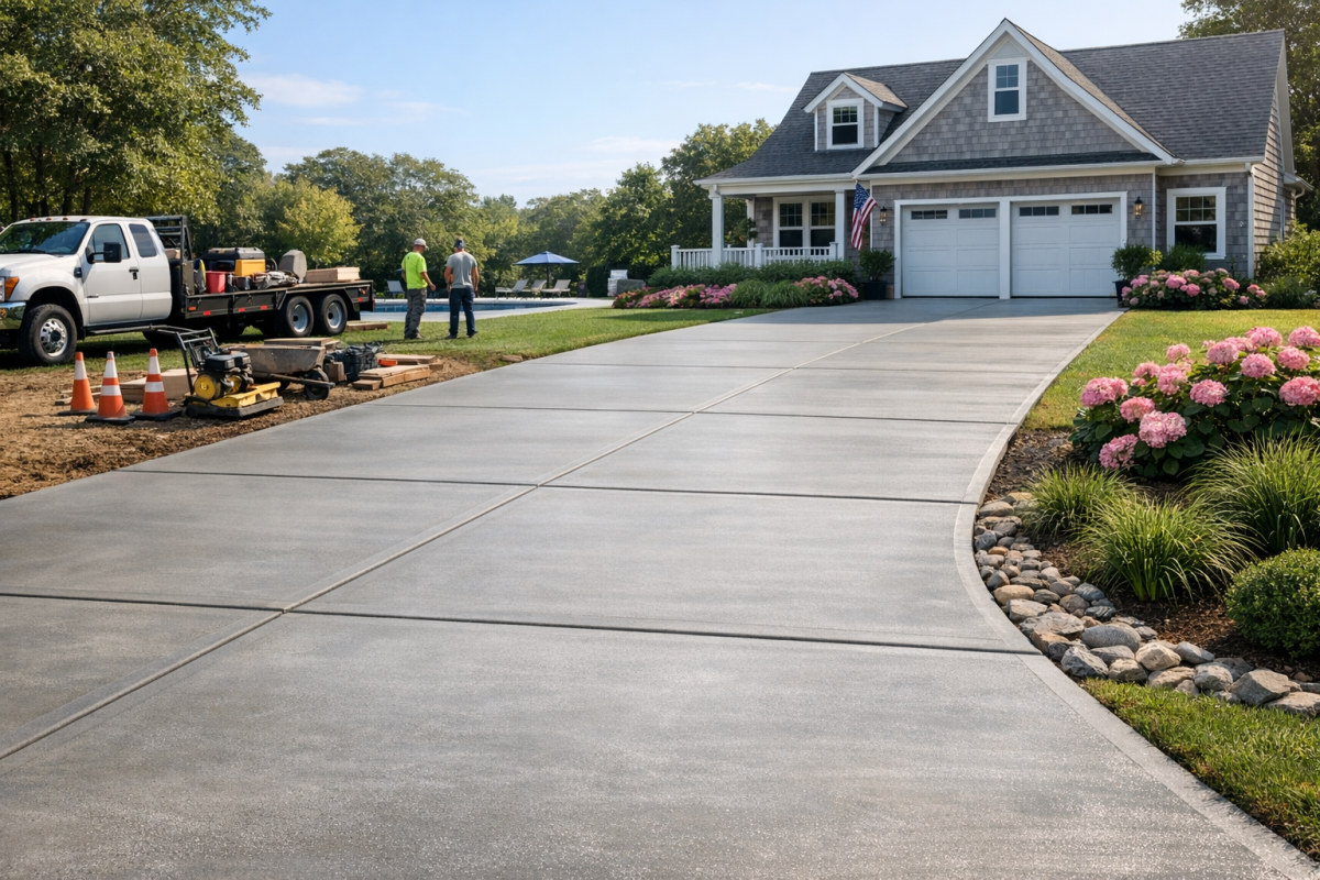 Concrete Driveways Solutions in Westhampton, NY