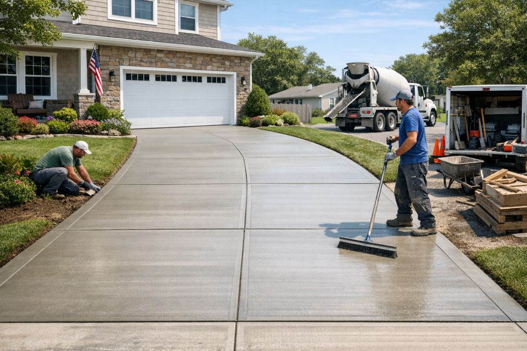Dependable Concrete Driveways Services in East Islip, NY