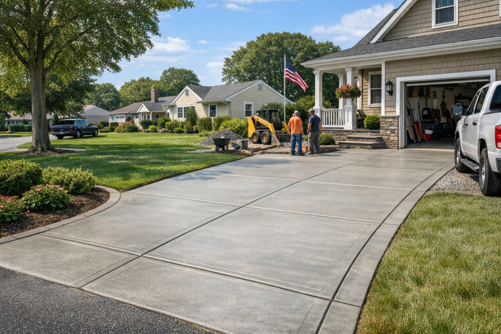 East Meadow, NY Concrete Driveways Specialists