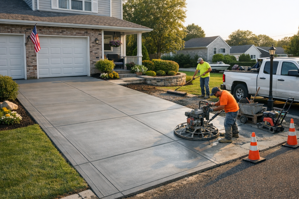 Full-Service Concrete Driveways in Lindenhurst, NY