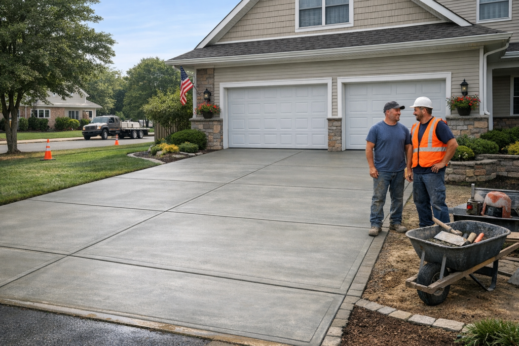 Professional Concrete Driveways in Brentwood, NY