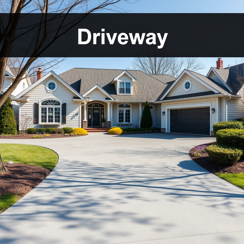 Cement Driveway Company Serving Herricks, NY